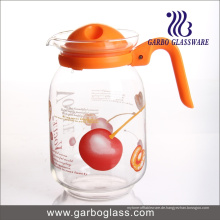 1.6L Blown Glass Jug mit fancy Design Druck